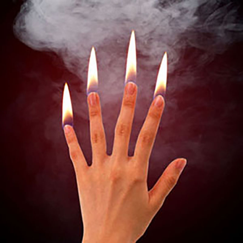 4Pcs/set Finger Fire Magic Tri - Thumb Tip Magic Trick Set review and price