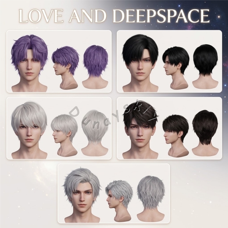 Love And Deepspace Cos Wig ​​X - Anime Cosplay Wig Heat Resistant review and price